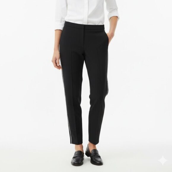 Theory Treeca Pull On Women's Black Pants Size 4 NWT - Picture 1 of 11